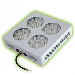 136W Indendørs Gro Lampe RGB LED cluster S4 dybrød Rød, Hvid, Blå Mix