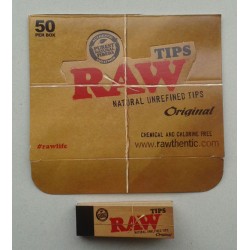RAW filter tips lige 1.8 X 6 cm.