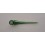 Glaspibe grøn længde 12 cm