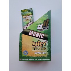 JUICY Hemp Wraps Manic 2 stk. pr pakke.