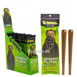 2x 'Green Funk' Pre-Rolled Hemp Cones.