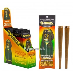 2x 'Tropical Twist' Pre-Rolled Hemp Cones