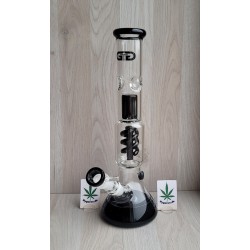 Grace Glass sort med dobbelt perc.