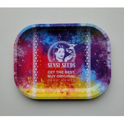 Metal mixebakke 18 x 14 cm. Sensi logo