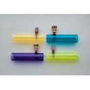 Akryl tjubang Ø 50mm. ca. længde 19 cm.